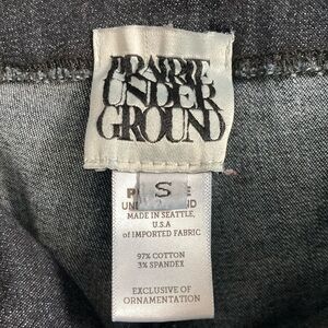 Prairie Underground Gray Garmentpraire underground Jeans